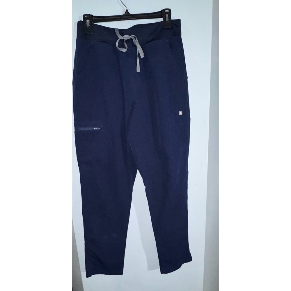 Figs Yola navy blue scrub pants technical collection size women's medium